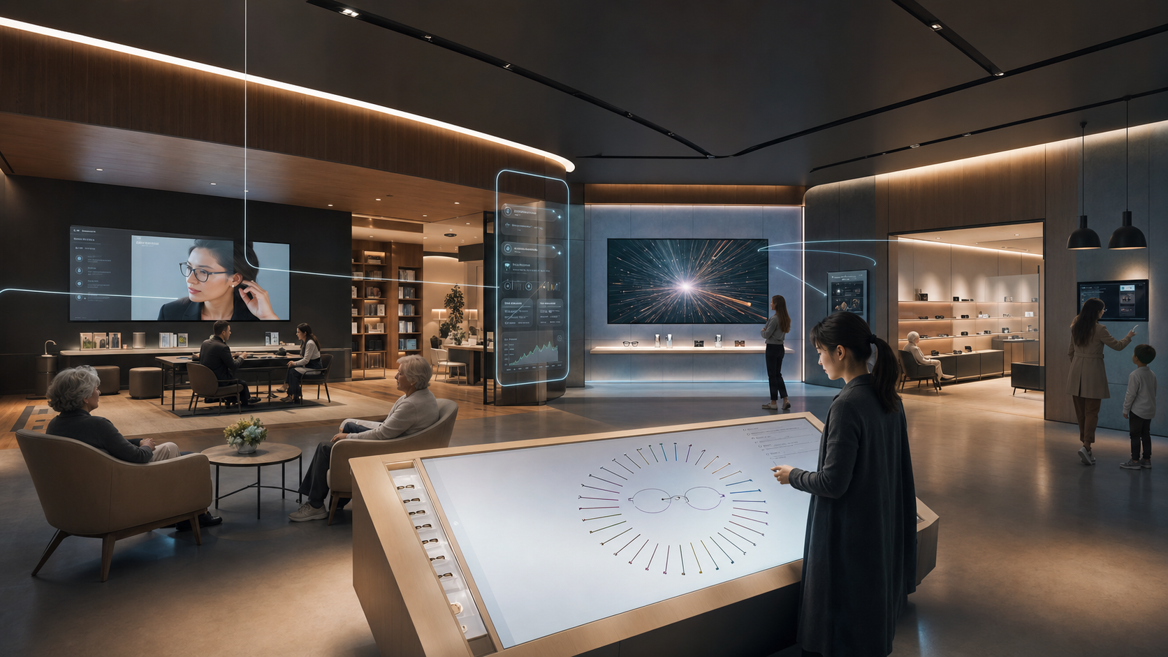 AI-powered physical experience systems